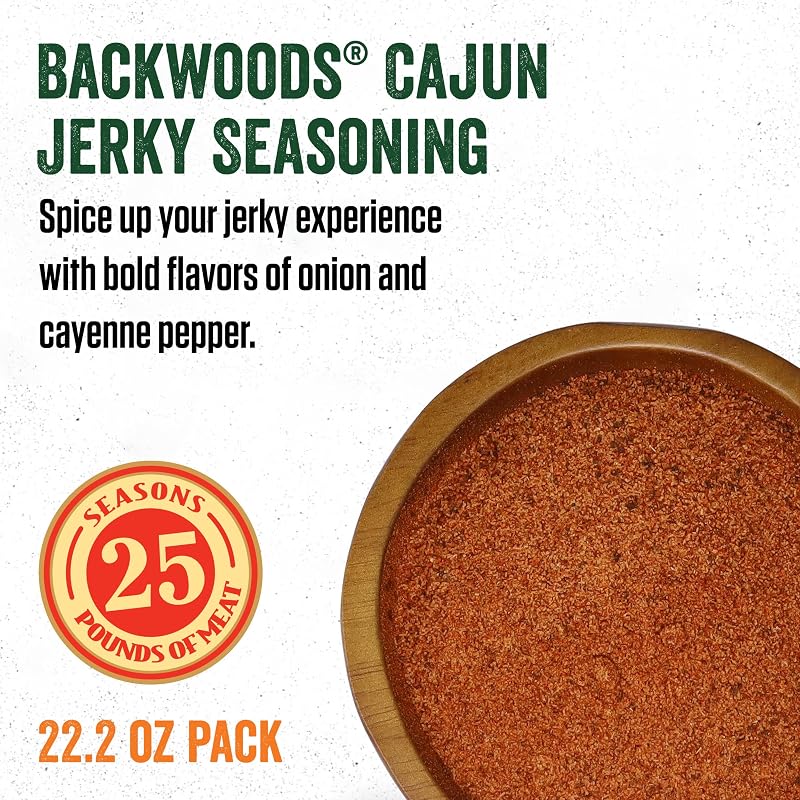 Backwoods Cajun Jerky Seasoning 22.2 oz Pack