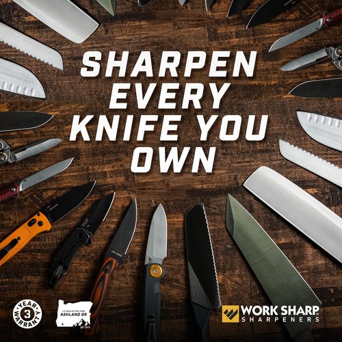 Work Sharp Professional Precision Adjust Elite Set Knife Sharpener combo gift bundle with the Guided Field Knife Sharpener