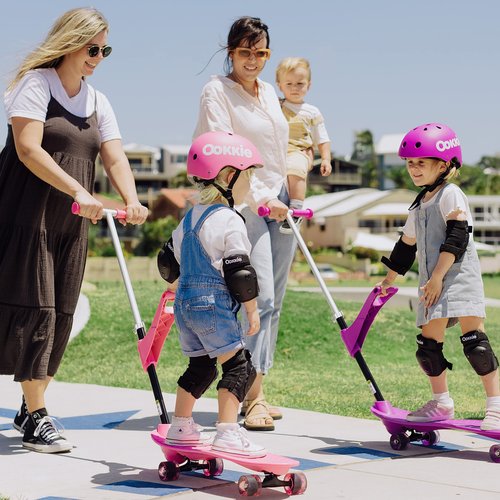 Ookkie Kids Learner Skateboard (Black)