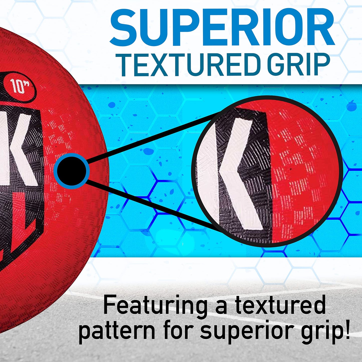 Franklin Sports Rubber Kickball, 10"