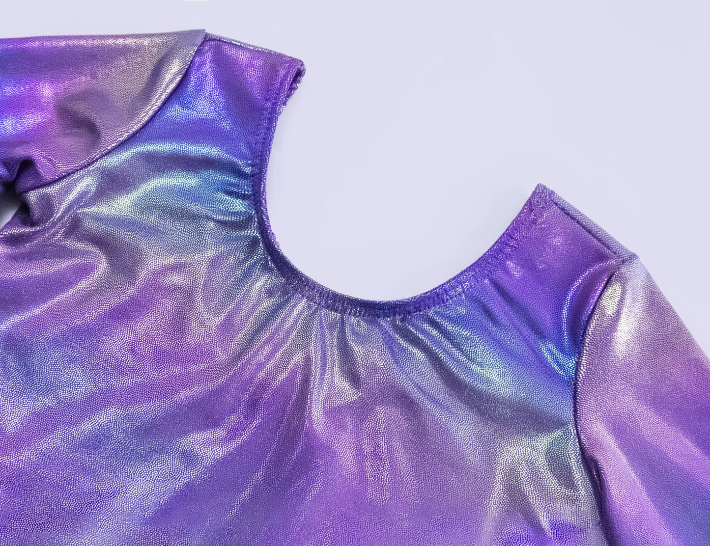 Nokecina Leotard for Girls Gymnastics Tumbling Outfit Size 3t 4t Sparkle Purple Little Kids Long Sleeve Bodysuits