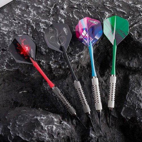 CyeeLife Darts Plastic Tip - 18pcs Soft Tip Darts Set for Electronic Dart Board