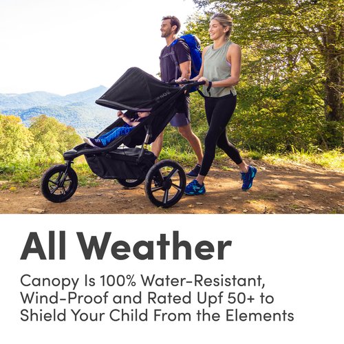 BOB Gear Alterrain Pro Jogging Stroller, Black