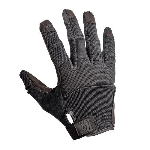 PIG Alpha Full Dexterity Tactical Gloves for Shooting, Touchscreen Compatible, Breathable, 1 Pair, Black, Large