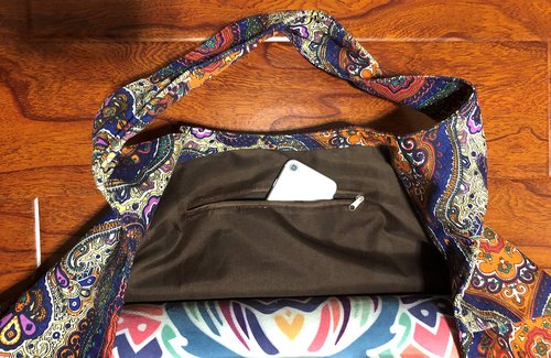 Aozora Yoga Mat Bag Large Yoga Mat Tote Sling Carrier with Pockets Fits Mats with Multi-Functional Storage Pockets Light and Durable (Celestial)