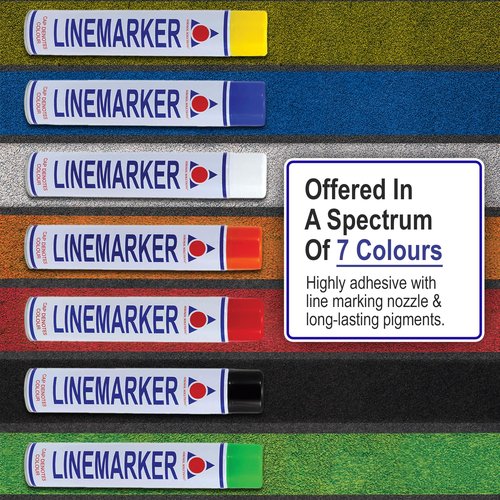 Line Marker, Grass and Road Spray Paint, Athletic Field Striping Paint Spray -White 26 Fl Oz (Pack of 1)