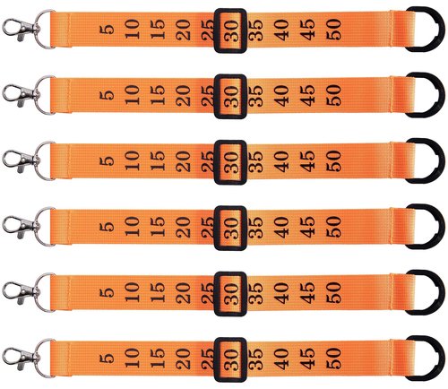 RunNico 3 Pack Football Referee Chain Clips-Football Yard Officials Markers-Professional Football Nylon Chain Clip for Men Nylon Head Linesman Umpire Equipment