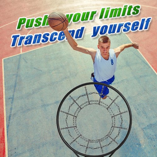 KingDolly Heavy Duty Chain Basketball Net - 12 Loops Anti-Rust Metal Hoop Accessory, Quick Snap Buckle Installation for Indoor/Outdoor Courts All-Weather Durability (Fits Standard 18" Rims)