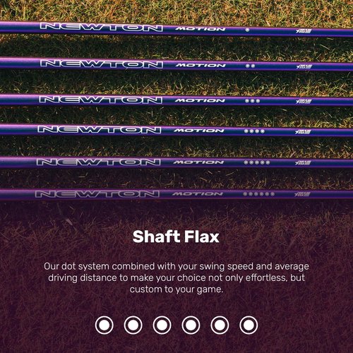 NEWTON Motion Golf Driver Shaft for Callaway Drivers - 75-85mph Swing Speed, Driver Shaft Maximize Ball Speed, Smoother Swings, Golf Club Shafts, Symmetry360 Design, Right Handed, Senior