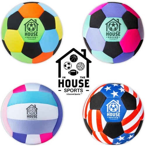 In The House Soft Indoor Volleyball for Girls (Ages 3+) – Realistic Feel and Bounce Home Training Ball for Indoor Play - Bring VBall Practice Home - Great Gift for any Volleyball Player