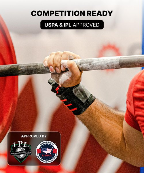 DMoose Wrist Straps for Weightlifting 12 and 18 Inches Thumb Loops with Wrist Support for Workouts Powerlifting Wrist Straps for Weight Lifting Men and Women Black II