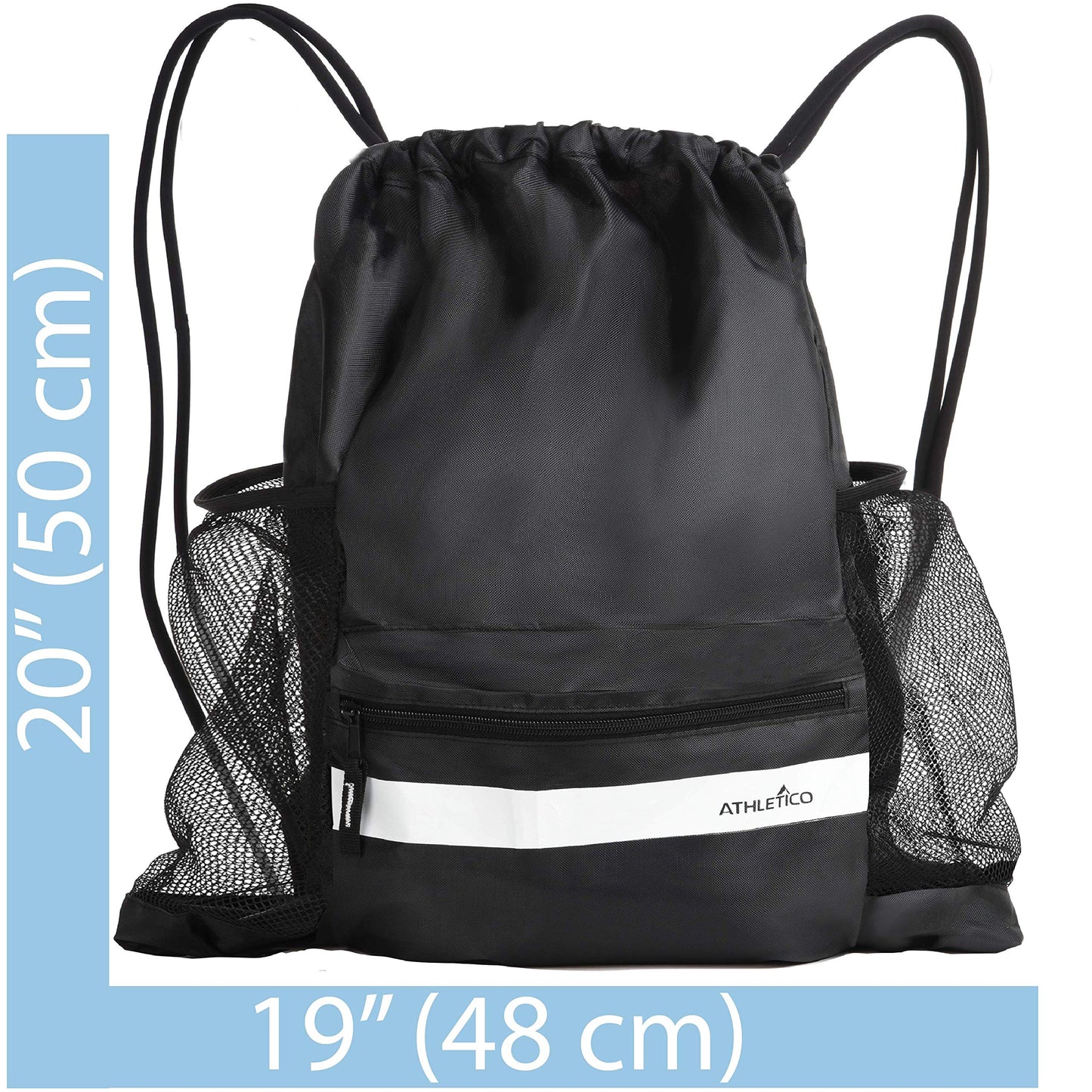 Athletico Drawstring Soccer Bag - Soccer Backpack For Boys or Girls Can Also Carry Basketball or Volleyball