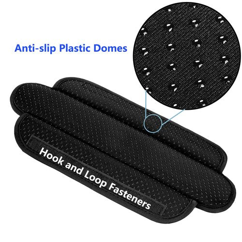 ZINZ Ultra Thick & Breathable Universal Shoulder Pad Cushion for Bag, Long & Comfort, Black