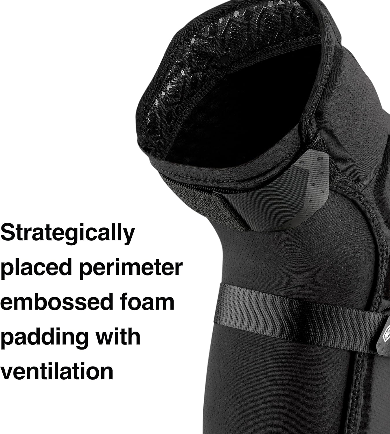 100% Surpass Mountain Biking Knee Pad - MTB & BMX Protection - Heavy Duty Hard Plastic and Smartshock Impact Absorbing Foam Padding