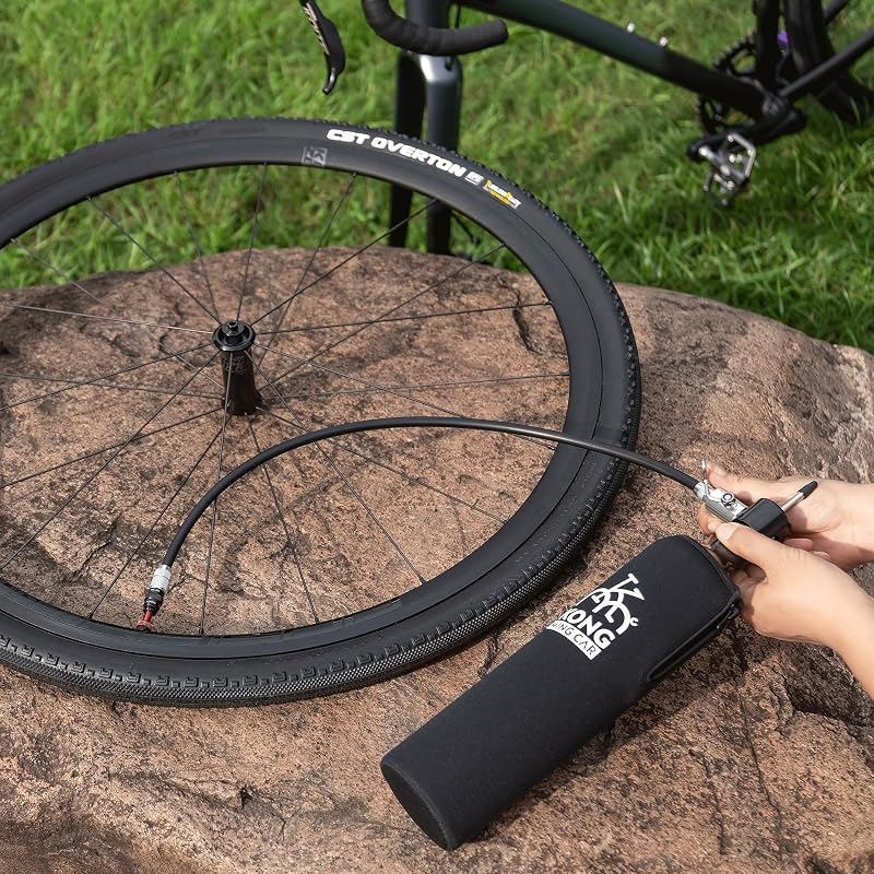 Tubeless Bike Tire Inflator 1.1L Booster — 160 PSI, Presta Valve Compatible