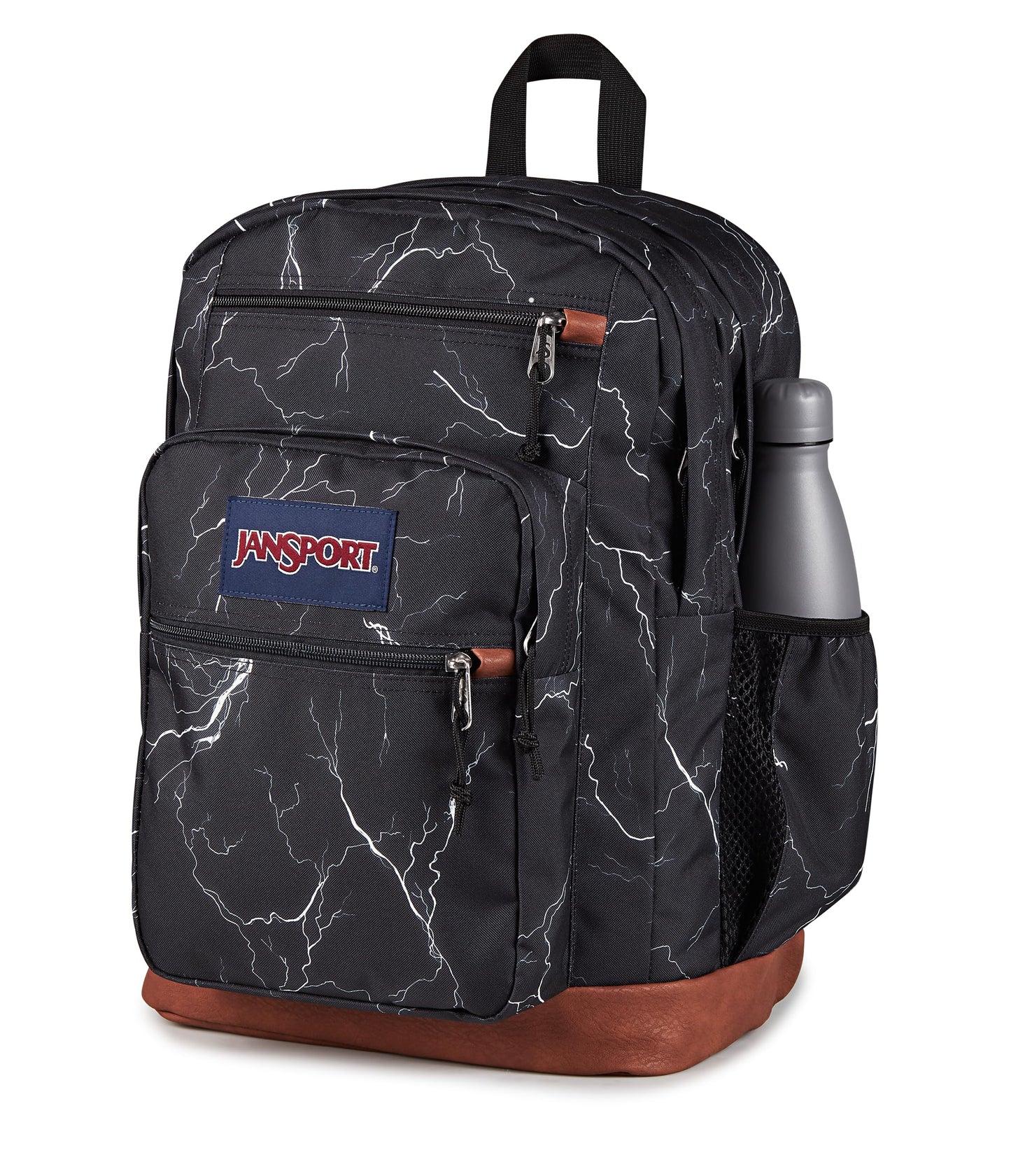 JanSport Cool Backpack with 15-inch Laptop Sleeve, Large Computer Bag Rucksack with 2 Compartments, Ergonomic Straps, Electric Bolts