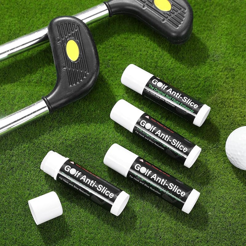 Halloscume 4 Pcs Golf Anti Slice Stick Anti Hook Compound - Classic Style