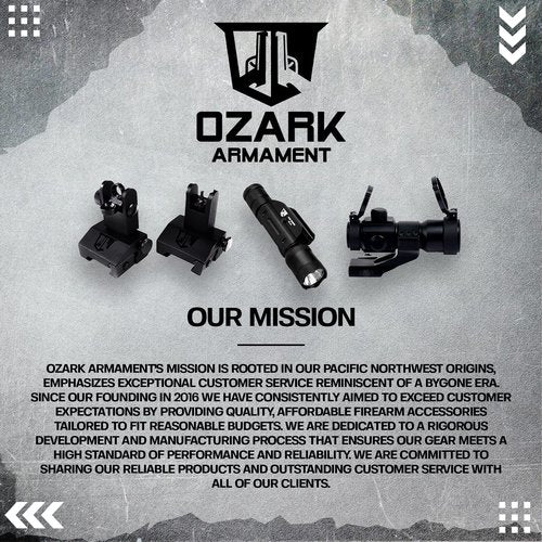 OZARK ARMAMENT Carry Handle Mount & Carry Handle Picatinny Rail Mount Designed for Carry Handle Sights Universal Detachable Carry Handle Scope Mount for A Wide Range of Optics