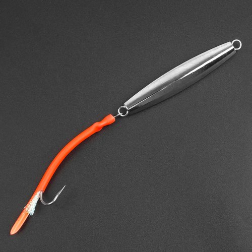 Fishing Jigs Saltwater Lures, 3pcs Diamond Jigs Striped Bass Jigging Spoons with Tube Lure Hooks Deep Sea Offshore Surf Fishing Heavy Metal Jig 1oz-4oz