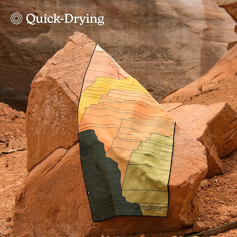 Nomadix Original Towel - Grand Canyon National Park - Sand-Resistant, Quick-Dry, Recycled Materials