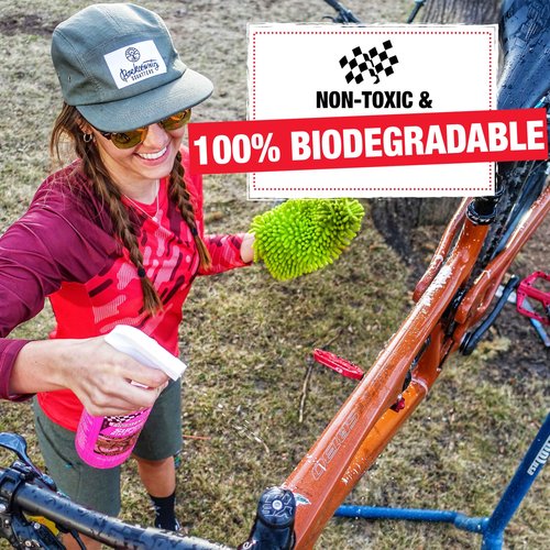 Finish Line Super Bike Wash Bicycle Cleaner, 1 Liter (33.8-Ounce) Spray Bottle
