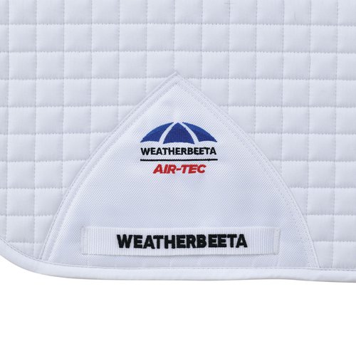 WeatherBeeta Prime Air-Tec Dressage Saddle Pad, White, Large