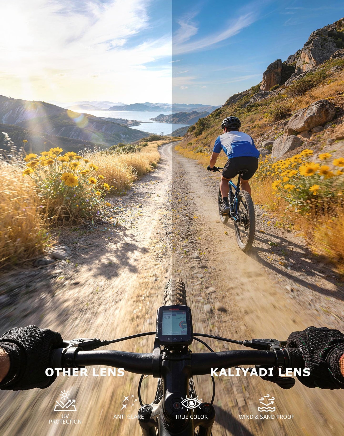 KALIYADI Sunglasses-Men Sports Mens-Sunglasses Women: Sun Glasses with UV400 for Running Cycling Golf Fishing