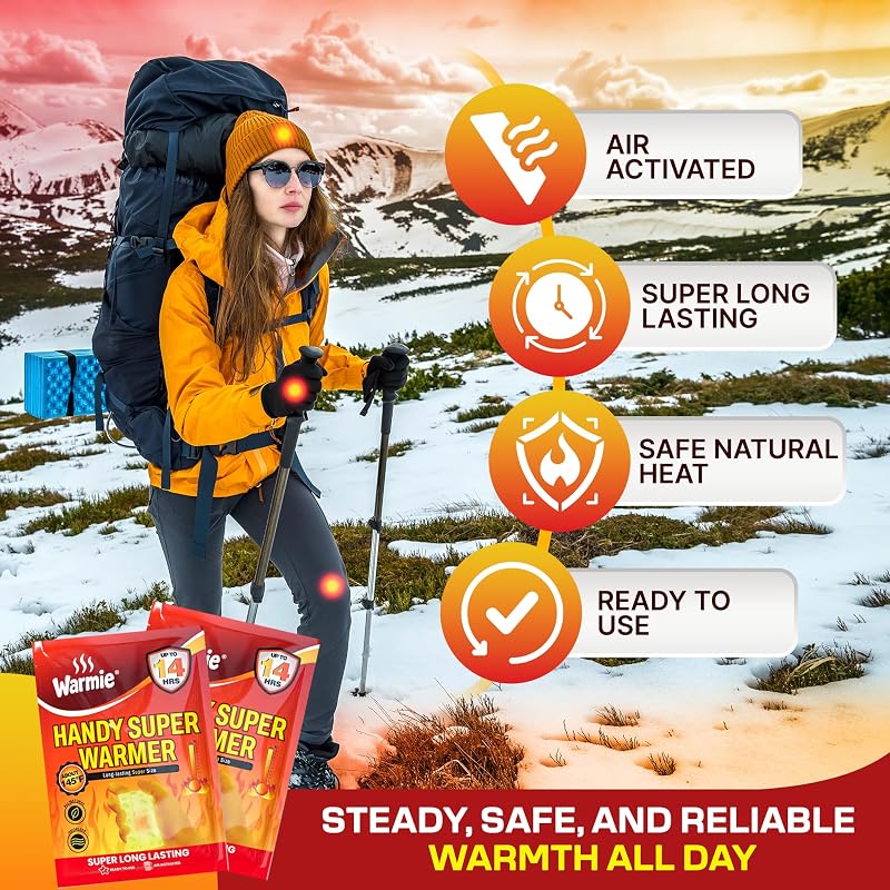 Hand & Body Warmer Pouch - Air Activated, Odorless, 20 Pack