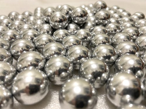 Alien Play 100 X 43 Cal Aluminum Balls for Self Defense and Target Practice, Solid Hard .43 Caliber Ammo Projectiles Paintball Fit for T4E Walther PPQ/ TPM1 and Glock17/G17 (Silver)