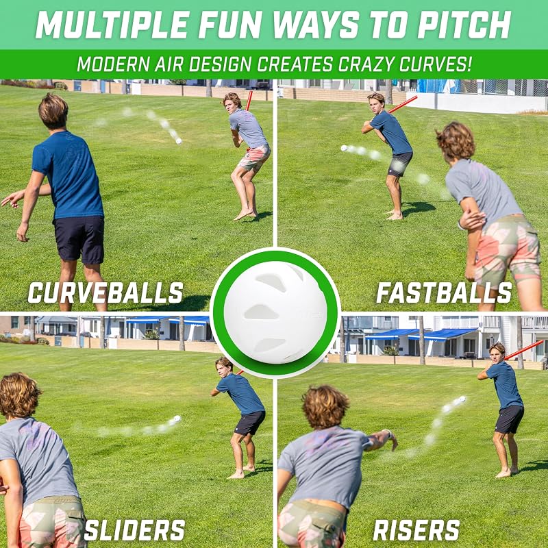 LotBall AIR Backyard Baseball Bat and Ball Set for Kids