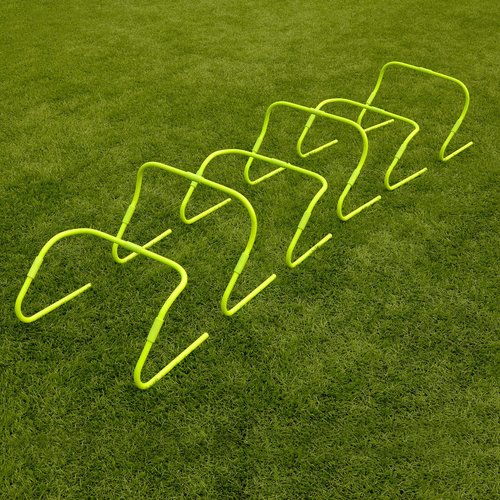 CAIKEI Agility Speed Hurdles Upgraded Training Hurdles Adjustable Height,Ultra Durable All-in-One Speed Hurdles with Carrying Handle, 6 Pack