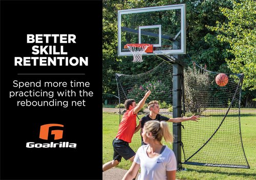 Goalrilla Basketball Yard Guard Easy Fold Defensive Net System Quickly Installs on Any Goalrilla Basketball Hoop