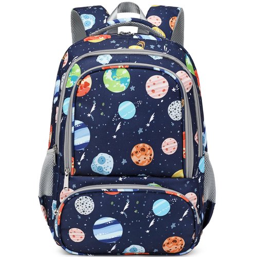 abshoo Lightweight Elementary School Backpack For Boy Kindergarten Boys Bookbag Solar System Kids School Bags (Space Planet)