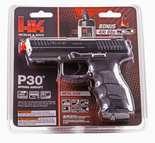 Umarex HK Heckler & Koch P30 6mm BB Pistol Airsoft Gun - Includes 400 BBs
