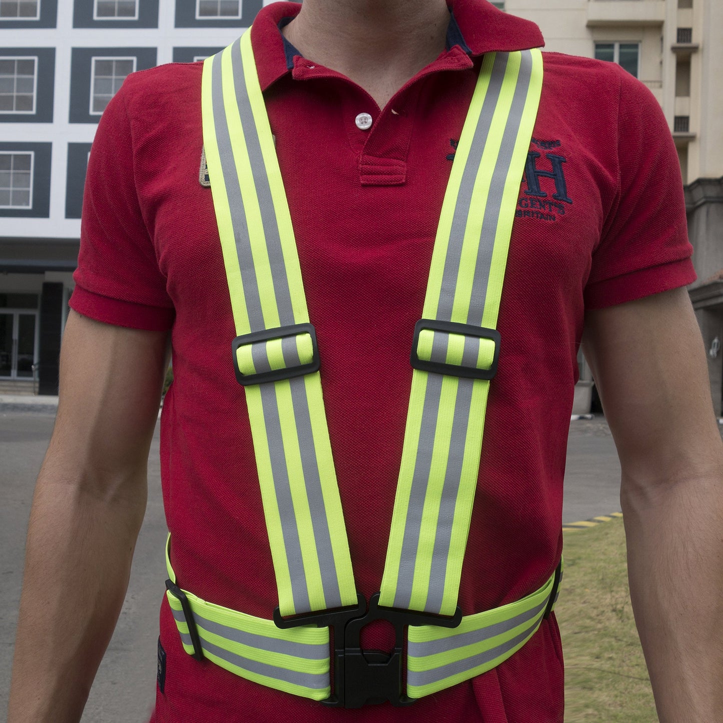 Apace Vision Reflective Vest (2 Pack) Lightweight, Adjustable & Elastic Safety & High Visibility for Running, Jogging, Walking, Cycling (Neon Yellow)