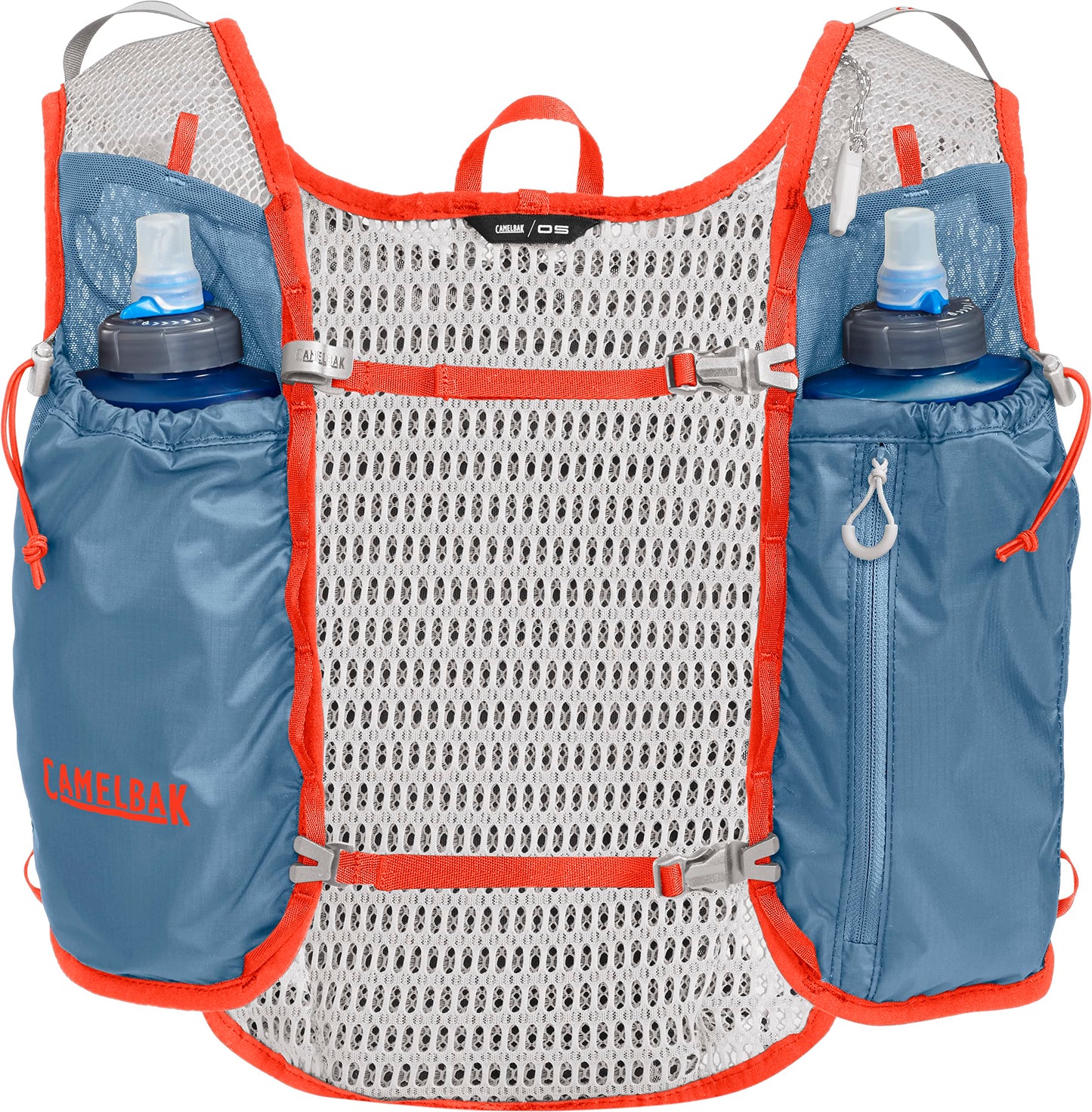 CamelBak Trail Run Hydration Vest with 34oz Capacity, Lightweight Breathable Design and Storage for Trail Running and Training, Black/Safety Yellow 2.0
