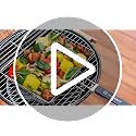 12-Inch Stainless Steel Grill Basket with Removable Wooden Handle - Portable BBQ Grilling Tool