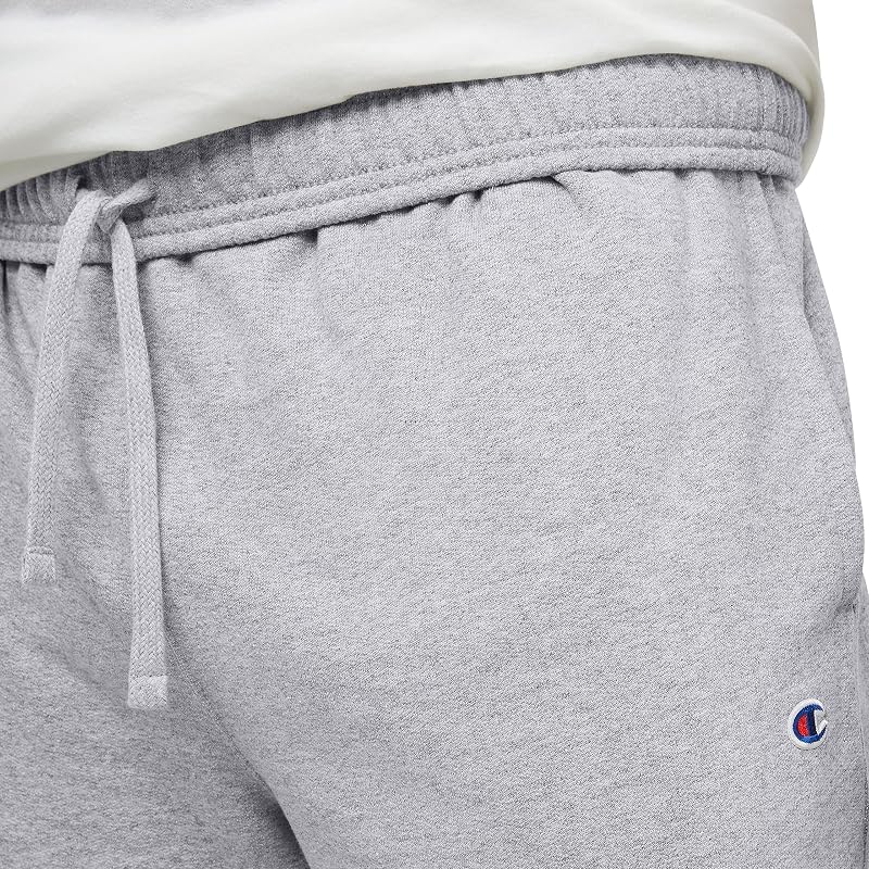 Champion Men’s Fleece Joggers Sweatpants, Standard Fit, Midweight Powerblend, New Manhattan Mist Heather X-Large Tall