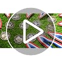 Golf Award Medals with Neck Ribbons 12 Pack - Participation Trophies for Kids & Adults