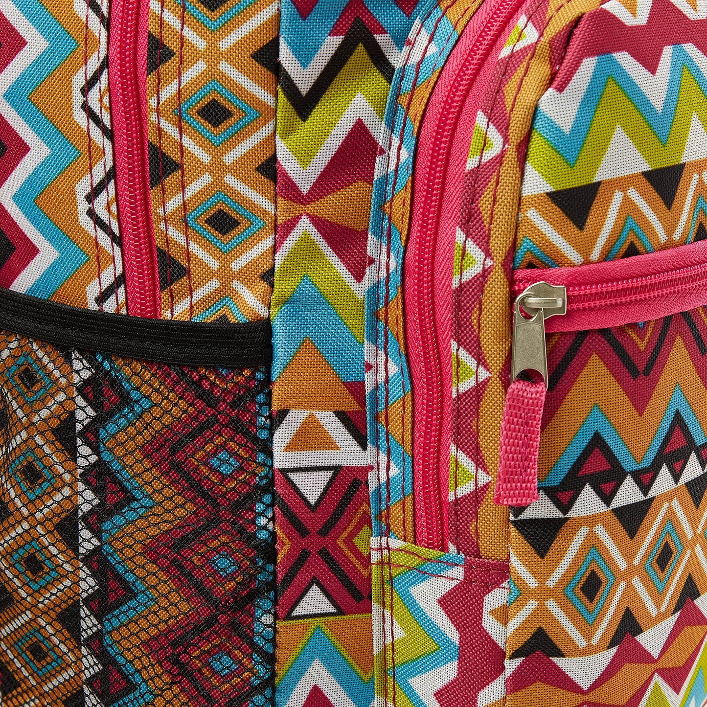 Rockland Double Handle 17" Rolling Backpack, Tribal